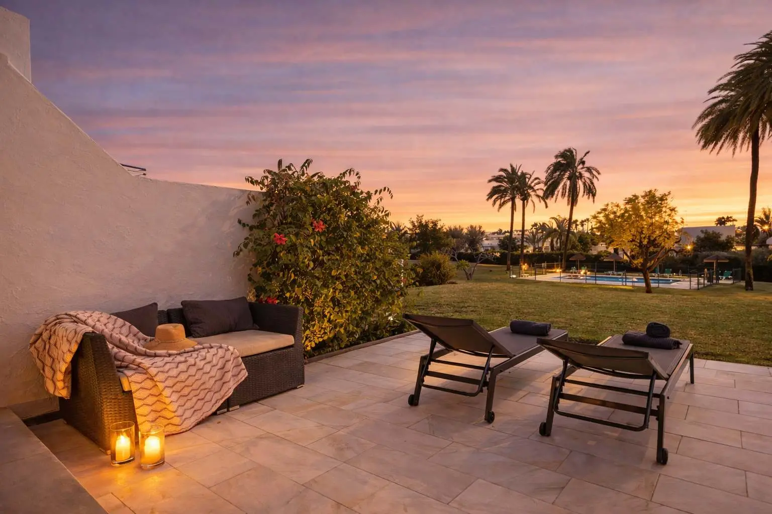 Luminoso apartamento de 3 dormitorios en Aloha Golf