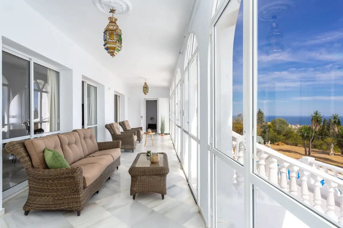 Villa Sabah con vistas al mar cerca de Mijas Pueblo - REF 119
